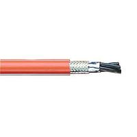 Alpha Wire SF61220CY OR005 Multi-Conductor Cables Series SF 16 AWG 4_2 Conductor cable, Foil/Braid, 100ft Orange