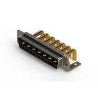 EDAC 629-24W7250-4NC Mixed Contact D-Sub Connectors Right-angle Power Combo D-Sub Connector