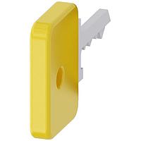 SIEMENS 3SU19500FM300AA0 Key Lock 73033 KEY O.M.R. LOCK NO. 73033, YELLOW