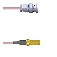 Amphenol Custom Cable Q-0J0710005011i RF Cable Assemblies BNC-SP/SMA-SJ G316 11I