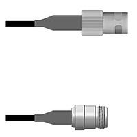 Amphenol Custom Cable Q-0901W0008036i RF Cable Assemblies BNC-SJ/N-SJ RG58 36I