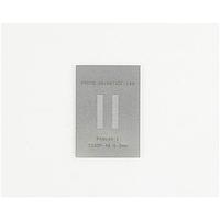 Chip Quik PA0040-S Sockets & Adapters TSSOP-48 Stainless Steel Stencil