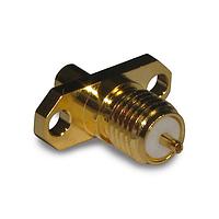 Amphenol RF 132109 Connectors SMA STRAIGHT JACK 2 HOLE FLANGE