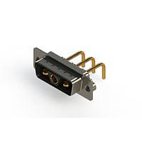 EDAC 629-3WK3650-1NA Mixed Contact D-Sub Connectors Right-angle Power Combo D-Sub Connector