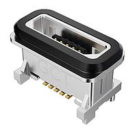 GCT (Global Connector Technology) USB3510-30-C-KIT PCB Top Mount Kit with Seal 2 part KIT USB3510-30-C + USBTJ-02