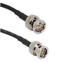 Amphenol RF 095-850-187-036 RF Cable Assemblies HD-BNC ST PLG-BNC PLG Belden4855R .75M