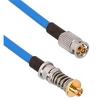 Amphenol SV Microwave FQSMPM-085-MV67.3SMPS-060 RF Cable Assemblies SMPM F QB to VITA 67.3 SMPS   6"Cable