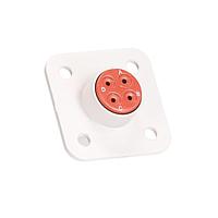 Amphenol PCD SJS804730 Connectors 4 pos, size 16, panel mount receptacle, LC