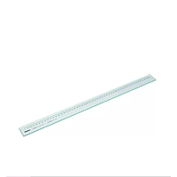 MITUTOYO 182-533-10 Working Glass Scale + Inspection Cert. (0-750mm, 1mm)