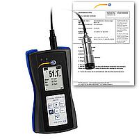 PCE CT 80 Ultrasonic Coating Thickness Gauge (5000 μm, Incl. ISO Calibration Certificate)