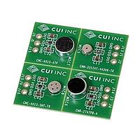 Same Sky (formerly CUI Devices) DEVKIT-ECM-001 Microphone Dev board including Mics: CMC-6015-47P, CMR-2747PB-A, CMC-4013-SMT-TR, CMM-3312AT-44308-TR