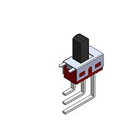 Dailywell 5MS1S302AM7QES Slide Switches SLD/SW W/.37"" BTN