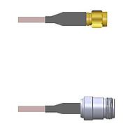 Amphenol Custom Cable Q-3F024000H011i RF Cable Assemblies SMA-SP/N-SJ G142 11I