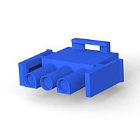 AMP Connectors - TE Connectivity 1-480700-6 Plug Housings PLUG HOUSE 3 POS BLUE UL94V-2