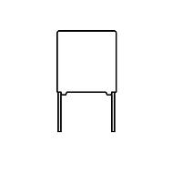 Vishay Roederstein F17103331000 AC Capacitors, Suppression Capacitors, Class Y2 (MKT) Y2(X1) MKT 33nF +/-20% 250VacY2  Pitch 22,5mm