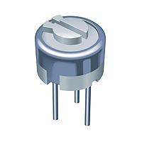 Bourns 3329M-1-502RLF Single Turn 0.25 in Round Trimmer Resistor TRIMMER - 1/4" RD ST CERMET