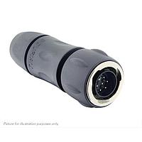 Eaton Souriau-Sunbank UTGX6JC10E7P Plugs Plug, with cable gland backshell, with 7 male solder contacts, IP68/69K in unmated conditions