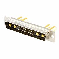 NorComp 680S21WA4PL401 Mixed Contact D-Sub Connectors IP67 POWER-D 21WA4P 40A MALE SOLDER