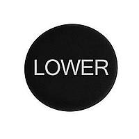 Eaton M22-XD-S-GB18 Pushbutton Button Plate FLSH BLK ETCHED BUTTON FOR NON-ILL PB