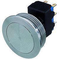 Schurter 1241.6964.1124000 Standard Switches POLE PUSHBUTTON RING ILLUMIN BLUE