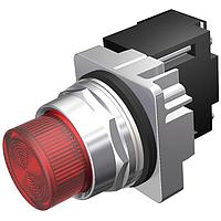 SIEMENS 52PL4K2XY Pilot Light PILOT LIGHT,XFR 600V,LED CL,RED,PLAS