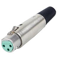 Switchcraft AA3FL Cable Connectors 3P XLR F CBL MNT Ag/Ni LRG FLEX