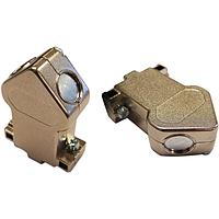 NorComp 959-015-030R121 Two Piece Backshell 15 POS 45 DEGREE DIE CAST NICKEL