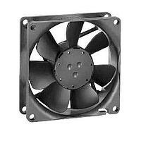 ebm-papst 8414NLU Axial Fan DC Tubeaxial Fan, 80x80x25mm, 24VDC, 19.4CFM, 0.8W, 17dBA, 1500RPM, Ball, IP68