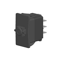 Carling Technologies VJD1D66B-00000-000 Snap-In Rocker Switch 2-pole, ON - OFF - ON, 20A 12VDC not HP rated, Illuminated, Sealed V-Series Switch Only, .250 Tab (Q.C.), 8 Terminal base and No Actuator