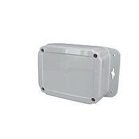 Bud Industries PU-16537 Outdoor Enclosure IP68/NEMA 6P Plastic Enclosure with Mounting Flanges (6.1 X 4.6 X 2.4 In)