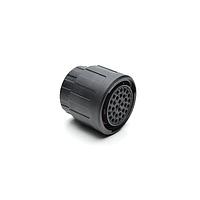 Amphenol SINE Systems RTS6BS18N8SHEC03 Connectors Plug, 8 Position, Female, Shell Size 18, Silicone Seal, and End Cap with Individual Wire Sealing