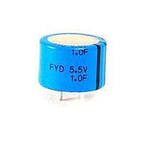 KEMET FR0H474ZF Cylindrical 5.5V .47F -20/80% LS=5.08mm