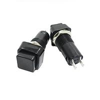 Shin Chin R13-23A-05-BB Pushbutton Switches SPST OFF-(ON) BLACK