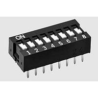 Omron Electronics A6E-4101-N DIP Switches Flat actuator 4 poles