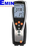 TESTO 735-1 Máy đo nhiệt độ 3 kênh Testo 735-1 (0560 7351, -200 ~ +1760 °C, IP65) (-200 ~ +1760 °C, IP65)