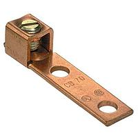 Panduit CD70-14SL-QY Mechanical Copp Mech Lug 2H Straight Floati