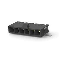 AMP Connectors - TE Connectivity 2-1445100-6 Headers HDR ASSY 6 POS R/A SINGLE ROW 30 AU