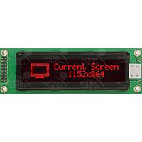 Matrix Orbital MOI-AL202C-XR3SE LCD Character Display Modules Black Background Red Text