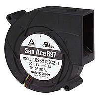 Sanyo Denki 109BM24HD2-1 Blowers DC Blower, 97x33mm, 24VDC, Locked Rotor Sensor