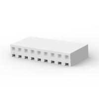AMP Connectors - TE Connectivity 640251-9 Receptacle Housing 09P SL156 HSG W/O LC