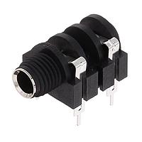 Amphenol Audio ACJM-MC Phone Connectors 1/4"Combination HOR CHASSIS CONN