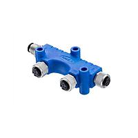 Amphenol LTW H-555500-FFFM00-S001 Adapters NMEA 2000, Multi-Port T Adaptor, Metal, 4A, 05 pins,  Screw Thread, NMEA 2000 Certificate, IP68