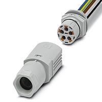 PHOENIX CONTACT 1047364 Circular Metric Connectors IPD WD 5P2 5 1 0 M25 GY