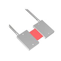 Banner Engineering IR2.56.5SMRAMP Glass Fiber Sensors Opposed Mode Individual Glass Fiber 78 long; 0.156 dia. Bundle; Stainless Steel Sheath; Rectangular sensing tip; side exit