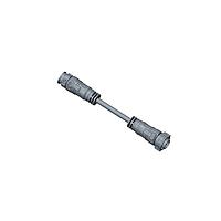 Amphenol LTW AB-CC02ML-CCBL-QE010 Sensor Cables / Actuator Cables X-Lok, Middle Size, Plastic, 20A, 02 pins, Male Connector, Male Contact, Straight-to-Straight, Push Lock, Overmolded Double Ended, Length 10000mm, IP68