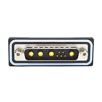 NorComp CDFV9W4113L211 Mixed Contact D-Sub Connectors 9W4 vert solder M FL 4-40 int thrd 20 Amp