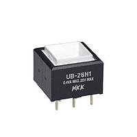 NKK Switches UB26SKG035D Pushbutton Switches LOW PROFILE PSHBTTN ILLMNTD/PC AND SLDR