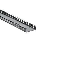 HellermannTyton 181-31004 Slotted Wall Wiring Duct Slotted Wall Wiring Duct, 3" x 1", Non-Adhesive, PVC, Gray, 30ft/Box