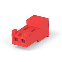 AMP Connectors - TE Connectivity 3-647478-2 Receptacle Housing 02P MTA156 ASY 22AWG RED LF