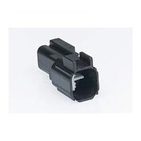 Molex 34675-0002 Connectors ASSY 1X2 MALE INLINE LINE W/O CS KEYB GRY
